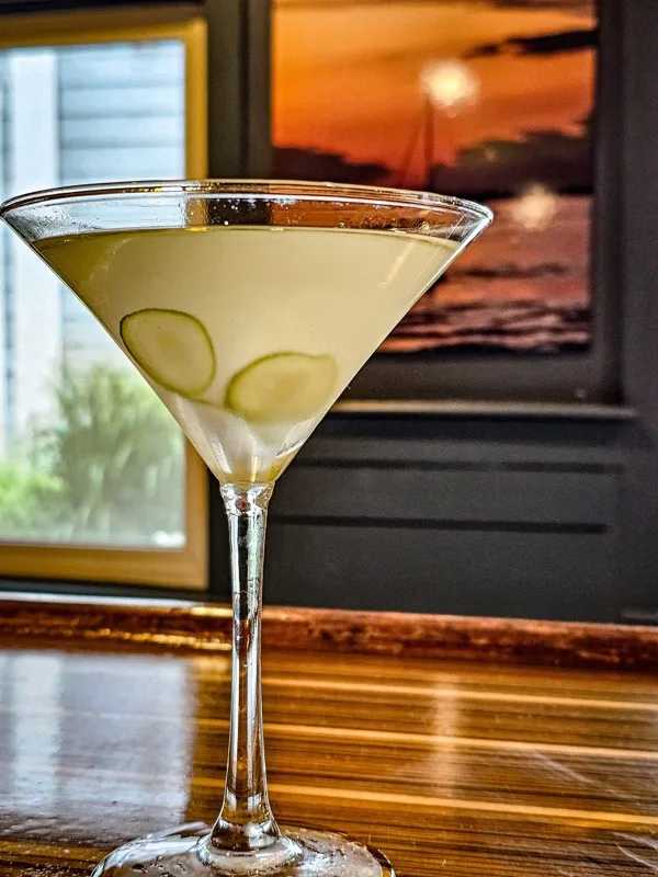 Signature craft cocktail at The Break