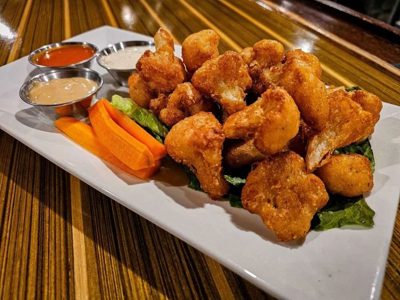 Cauliflower appetizer at The Break