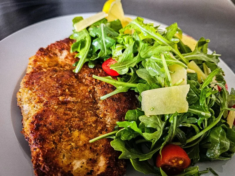 Milanesa dish at The Break Hyannis