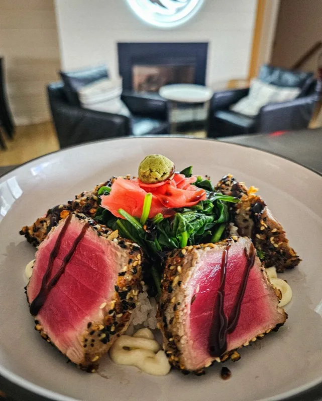 Fresh tuna dish at The Break Hyannis